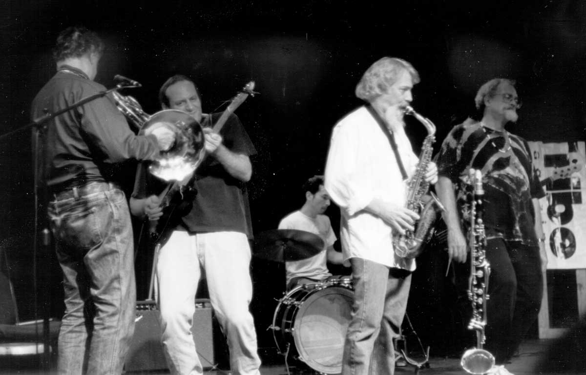 David Amram group JAM New Orleans 1996 - photo by Casey Cyr